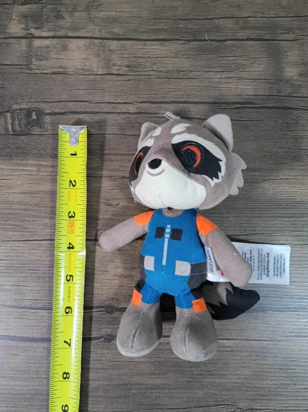 Disney Parks Guardians of the Galaxy Rocket Raccoon Nuimos Poseable Plush